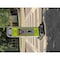 Eastern Metal Signs And Safety Vertical Crosswalk Sign, YIELD TO PEDESTRIAN, 2 12W x 36H V-Panels, 37lbs U-Base VP-6536-YIELD-FB - alternate 2